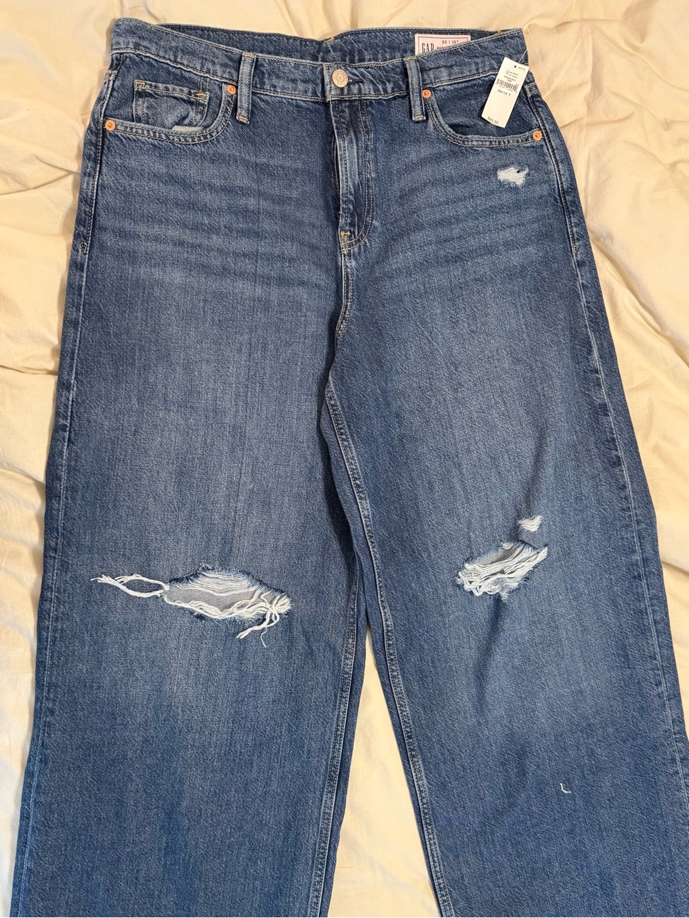 NWT Gap Baggy Mid-Rise jeans, 34” inseam (tall)